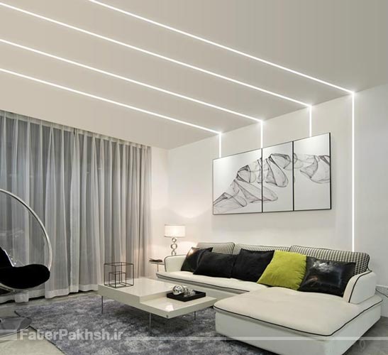 لاین نوری جذاب سقفی