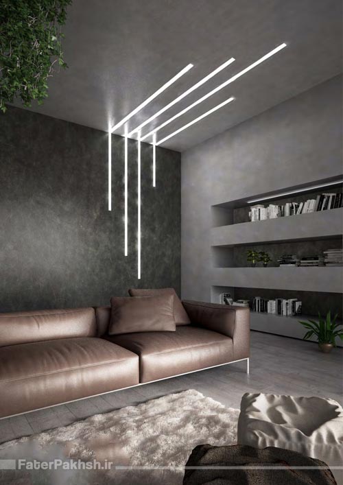 لاین نوری جذاب سقفی